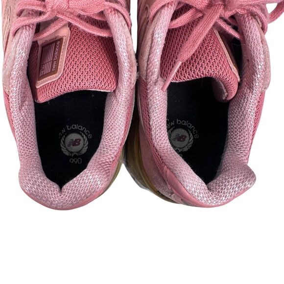 New Balance 990v4 Sneakers Men’s 8 Sunrise Rose Lace Up Shoes READ FLAWS main image 4